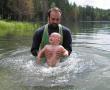 Крещение на святом озере 10.07.2010